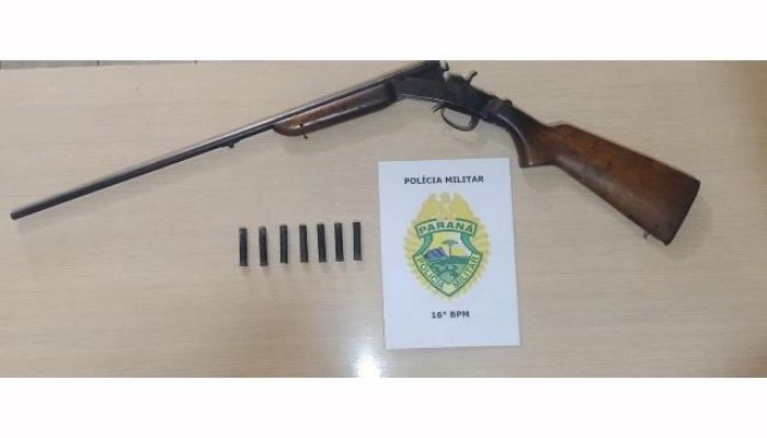 Pinhão – Homem é preso por porte ilegal de arma em Lageado Feio